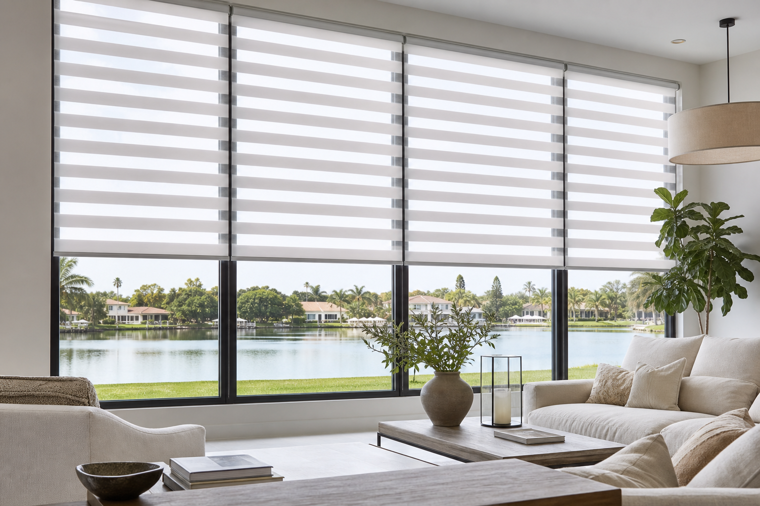 Zebra Shades for Large Windows in Miami: A Kendall Homeowner’s Guide